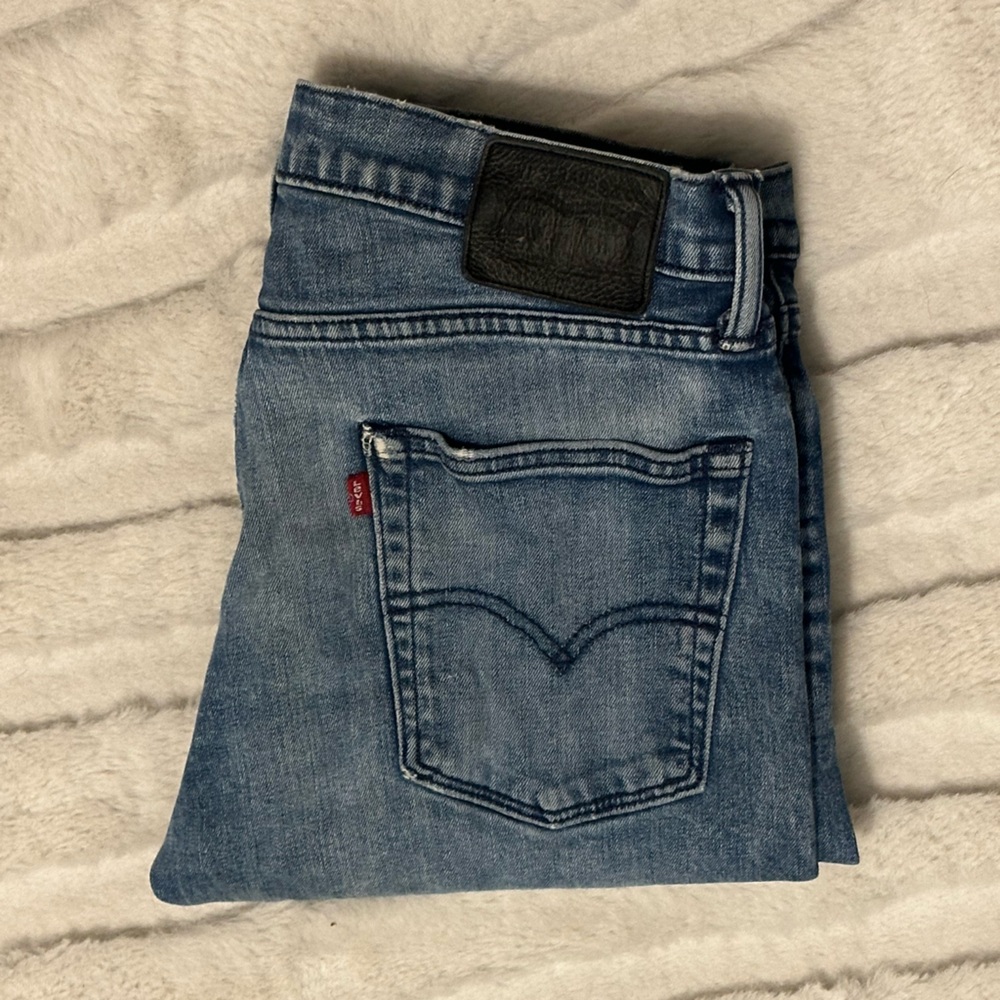 Men’s Levi's 513 Slim Straight Light Blue Denim Jeans